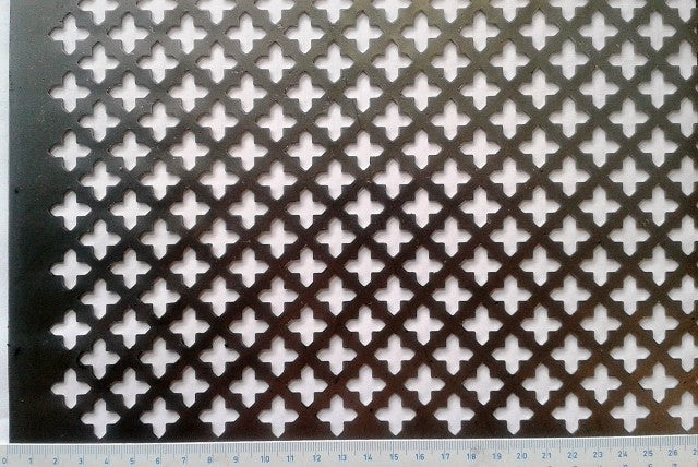 Lochblech aus Stahl roh DC/DD/S235 - SO 12-23 1x1000x2000