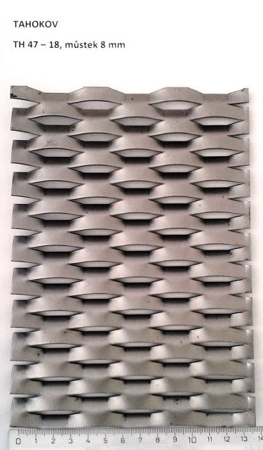 Streckmetall aus Stahl roh DC/DD/S235 - TH 47x18 x 8 1.5x1000x2000