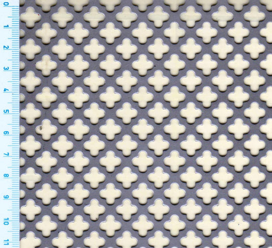 Lochblech aus Stahl roh DC/DD/S235 - SO 19-32 1,5x1000x2000 Scharfes Kreuzchen