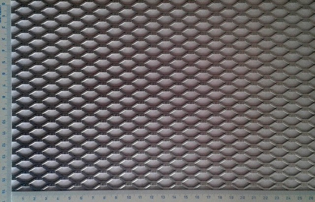 Streckmetall aus feuerverzintem Vormaterial DX51D+Z - DX55D - FR 22x13 x 2/Flachgewalzt 0.7x1000x2000