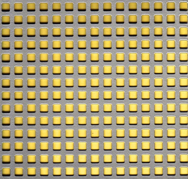 Lochblech aus Stahl roh DC/DD/S235 - QG 6-9 1x1000x2000