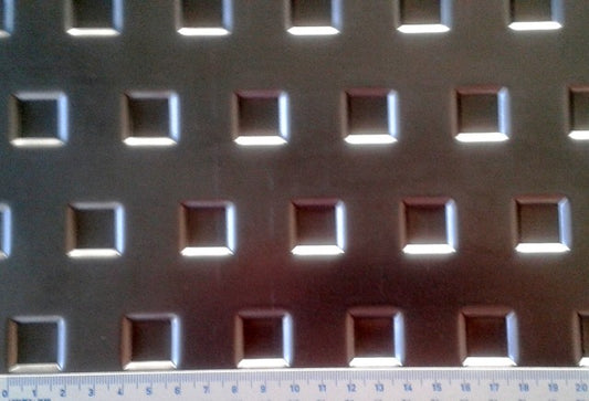 Lochblech aus Stahl roh DC/DD/S235 - SO 20-40 1.5x1000x2000